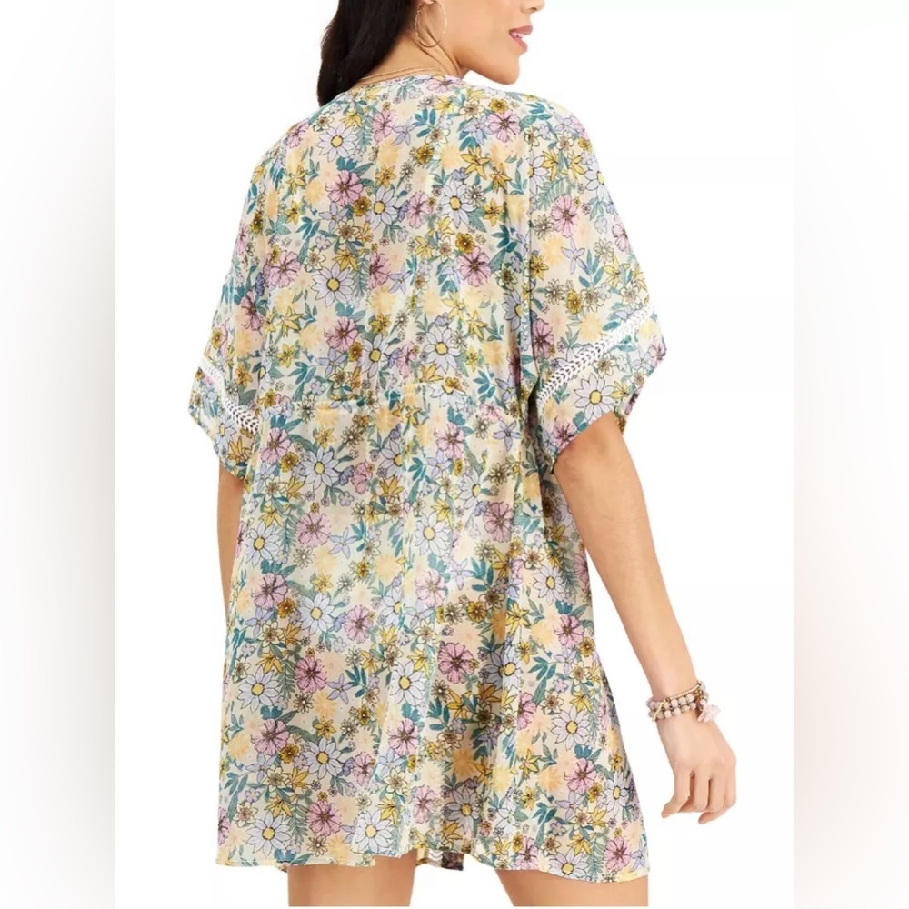 NWT Miken Floral Swim Coverup - Picture 3 of 8